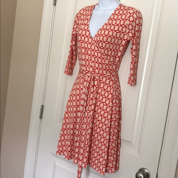Stitch Fix Geo Cube Faux Wrap Dress - Picture 1 of 7